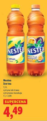 Ice tea Nestea Lemon cytryna promocja w Lidl