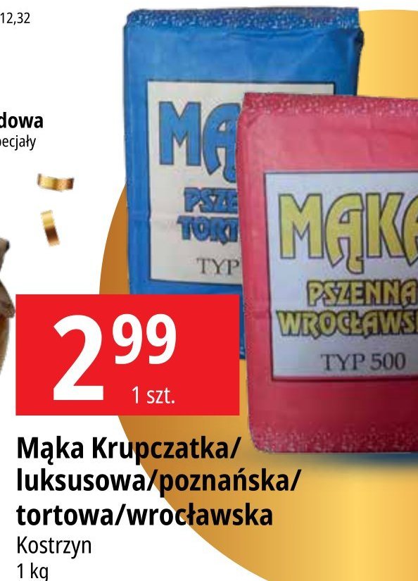Maka tortowa M艂yn kostrzyn promocja