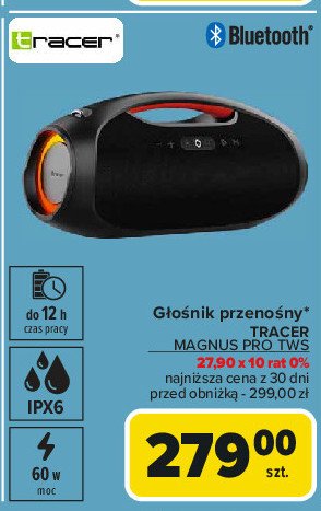 Głośnik magnus pro tws Tracer promocja w Carrefour