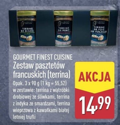 Zestaw pasztetów francuskich (terrina) GOURMET FINEST CUISINE promocja w Aldi