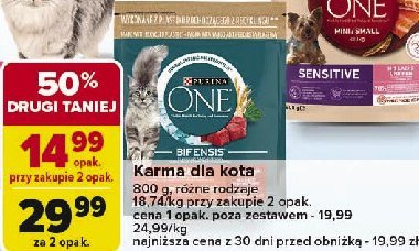 Karma dla kota sterilcat Purina one promocja