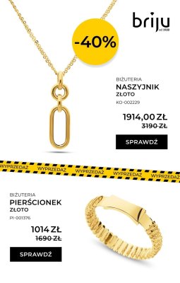 Pierścionek złoto promocja w Briju