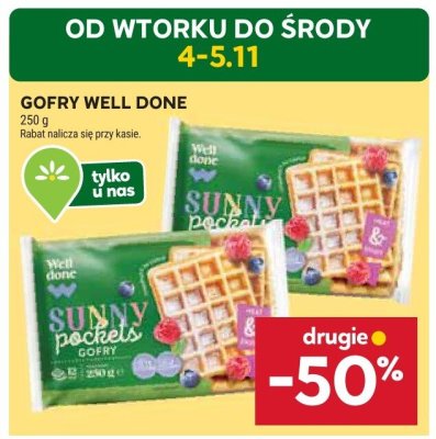 Gofry Well Done promocja w Stokrotka