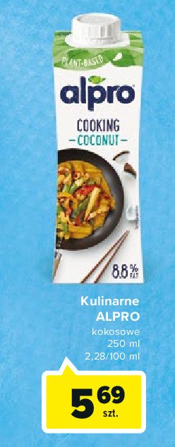 Śmietana wegańska kokosowa 8.8 % Alpro promocja