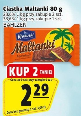 Ciastka Maltanki 80 g promocja w Prim Market