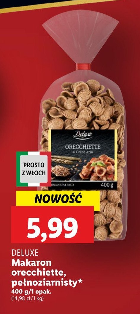 Makaron orecchiette Deluxe promocja