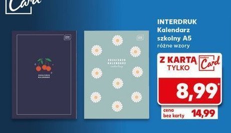 Kalendarz książkowy a5 Interdruk promocja