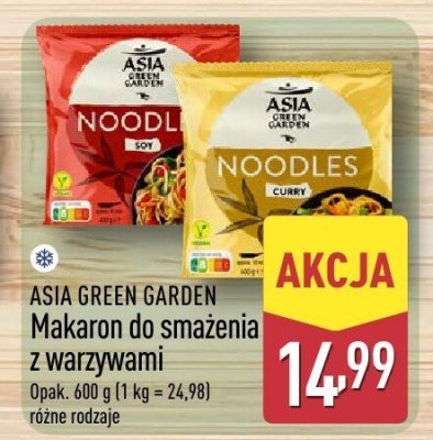 Makaron do smażenia z warzywami ASIA GREEN GARDEN promocja w Aldi
