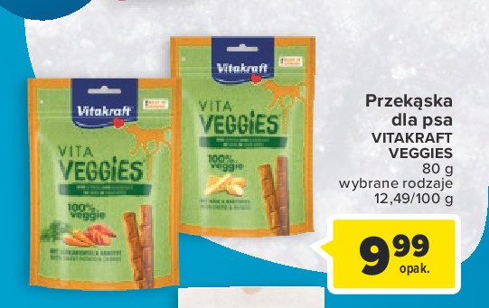Przysmak dla psa marchewka i bataty Vitakraft vita veggies promocja