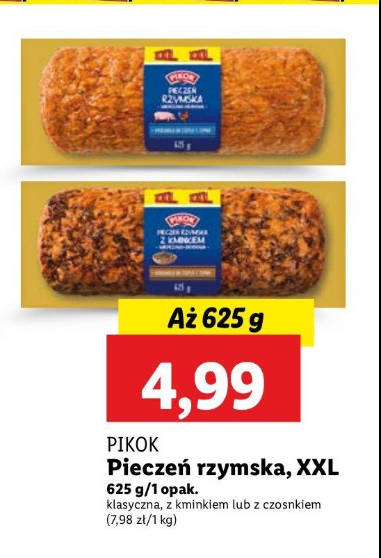 Pieczeń rzymska z czosnkiem Pikok promocja