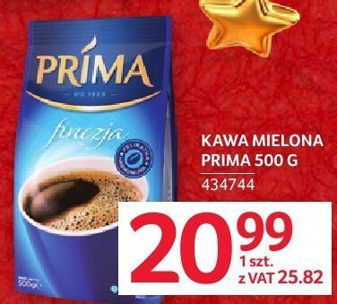 Kawa mielona Prima 500g promocja w Selgros