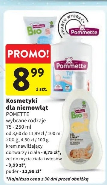 Żel do ciała i włosów bio Pommette promocja