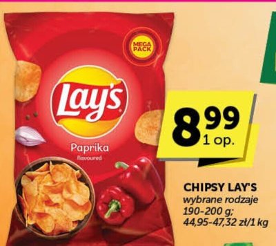 Chipsy Lay's Papryka promocja w ABC
