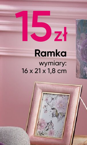 Ramka na zdjęcia 16 x 21 cm promocja w Pepco