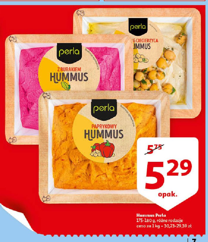 Hummus z burakiem bio Perla promocja