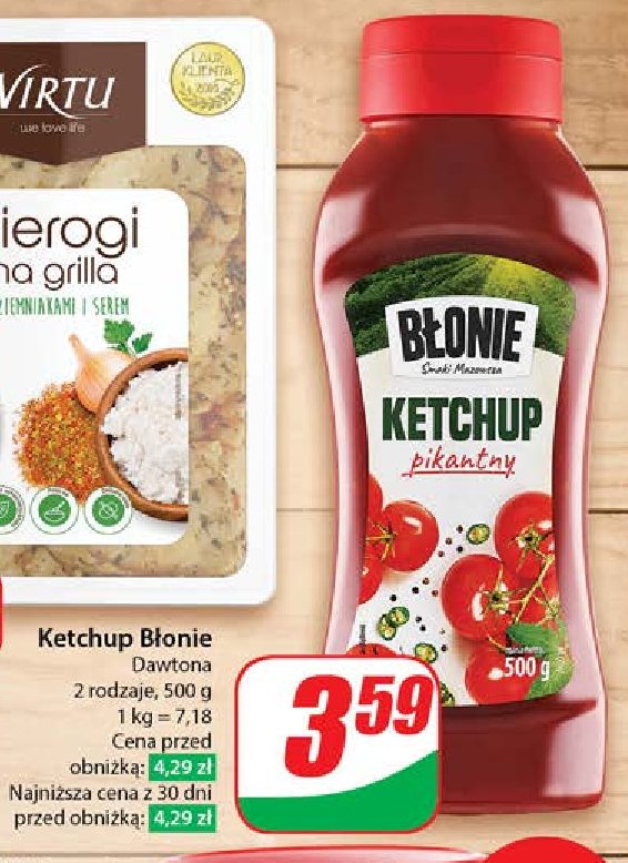 Ketchup pikantny Błonie promocja w Dino