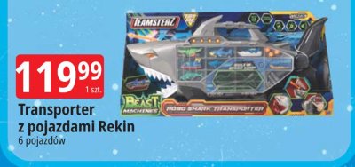 Transporter z pojazdami Rekin 6 pojazdów promocja w Leclerc