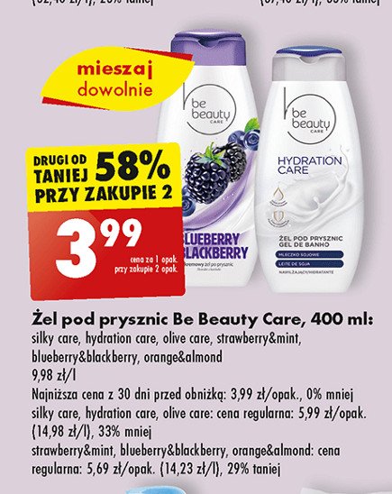 Żel pod prysznic olive care Be beauty care promocja