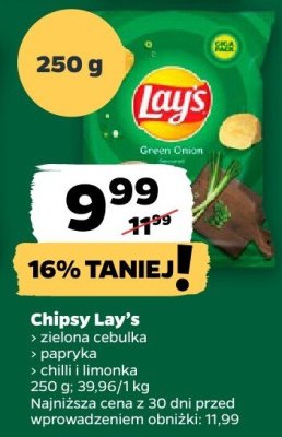 Chipsy chilli i limonka promocja w Netto
