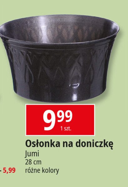Os艂onka plastikowa na doniczk臋 Jumi promocja