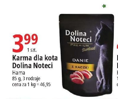 Karma dla kota z kaczki Dolina noteci promocja