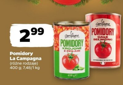 Pomidory La Campagna (różne rodzaje) promocja w Netto
