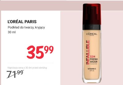 Podkład do twarzy, kryjący 30 ml promocja w Rossmann