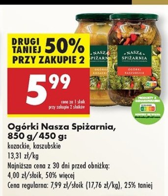 Ogorki kozackie Nasza spiżarnia promocja