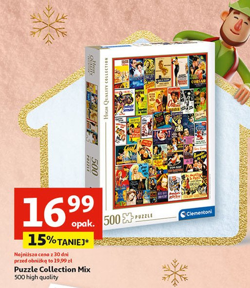 Puzzle high quality 500 element贸w Clementoni promocja