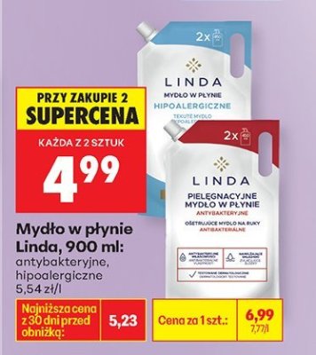 Mydło w płynie Linda, 500 ml promocja w Biedronka