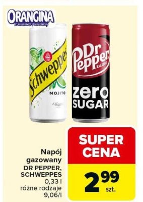 Napój gazowany DR PEPPER różne rodzaje promocja w Carrefour Market