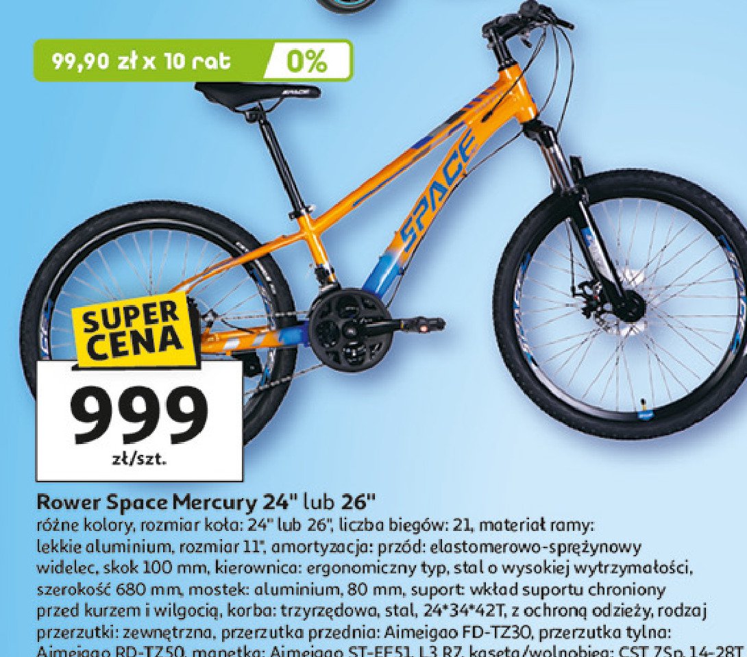 Rower 24" promocja w Auchan