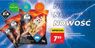 Pierożki smażone z wieprzowiną Mooroz 250g promocja w Biedronka
