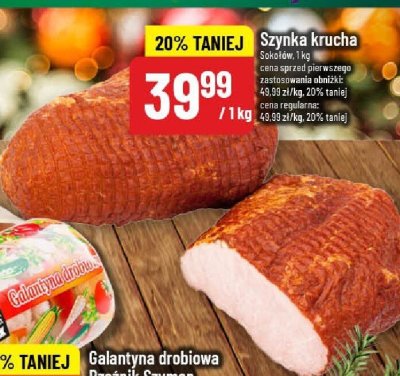 Galantyna drobiowa Rzeźnik Szymon promocja w POLOmarket