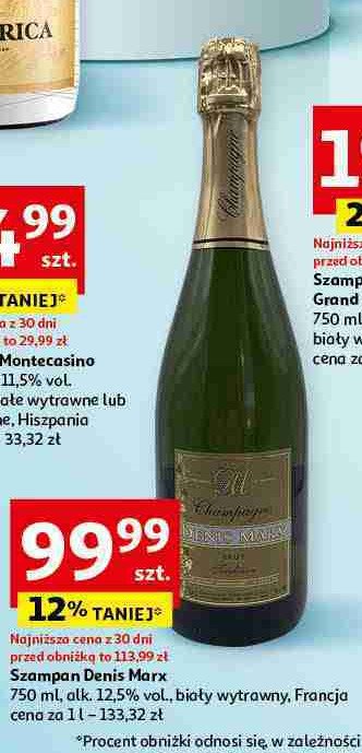 Wino CHAMPAGNE DENIS MARX BRUT promocja