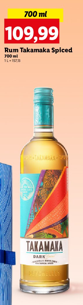 Rum Takamaka spiced promocja w Lidl