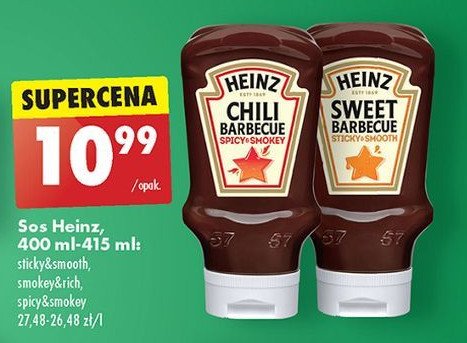 Sos barbecue chili sweet & spicy Heinz promocja