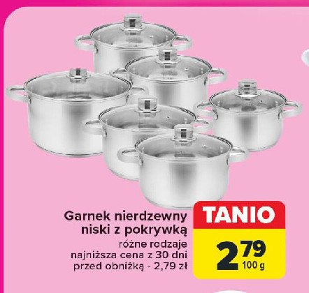 Garnek nierdzewny promocja