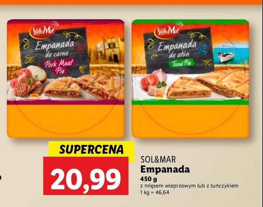 Empanada z tuńczykiem Sol&mar promocja