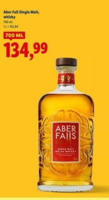 Whisky Aber Fall Single Malt promocja w Lidl