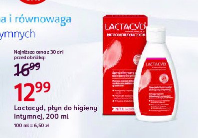 Płyn ginekologiczny do higieny intymnej przeciwgrzybiczy zapas Lactacyd plus promocja