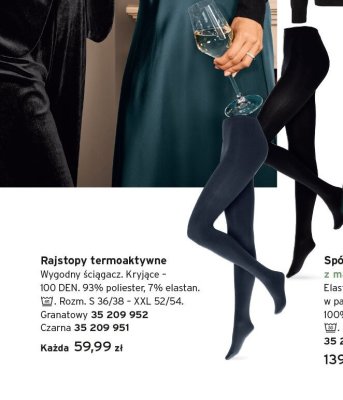 Rajstopy termoaktywne promocja w Tchibo
