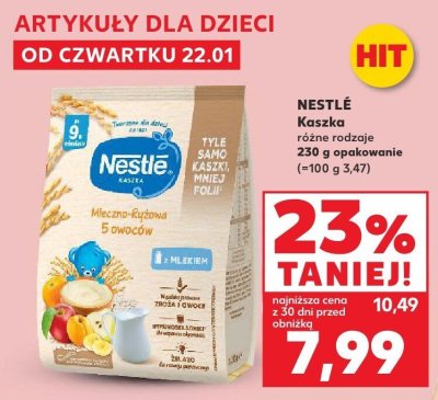 Kaszka różne rodzaje promocja w Kaufland