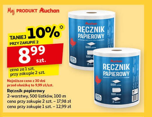 Ręczniki kuchenne Auchan promocja