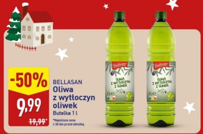 Oliwa z wytłoczyn oliwek BELLASAN promocja w Aldi