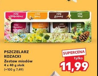 Zestaw miodów Pszczelarz kozacki promocja w Kaufland