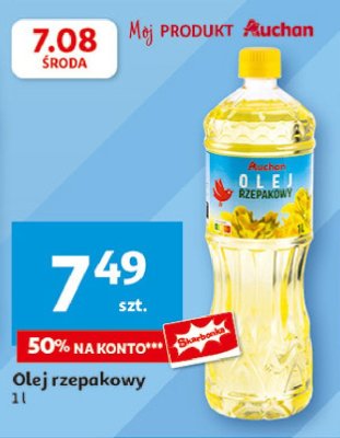 Olej rzepakowy Auchan promocja