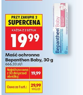 Maść ochronna Bepanthen Baby promocja w Biedronka