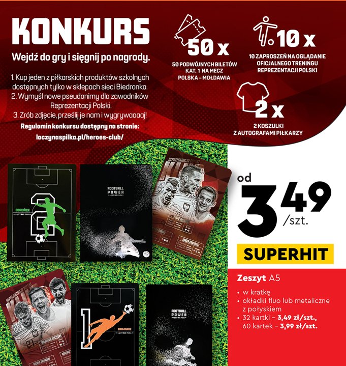 Zeszyt metalic a5/60k linia promocja