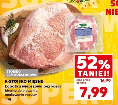 Łopatka wieprzowa bez kości  promocja w Kaufland